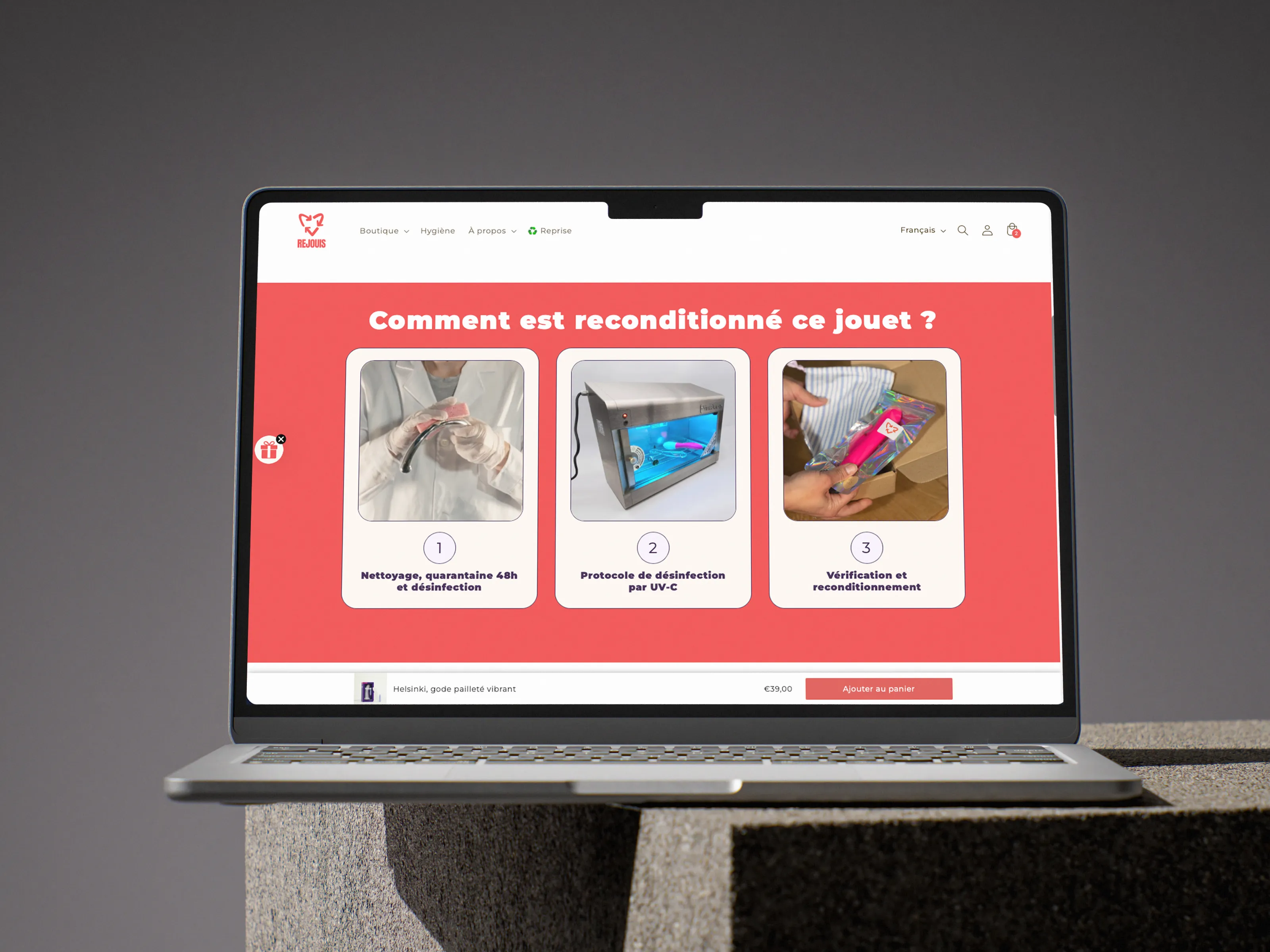Rejouis · réalisation